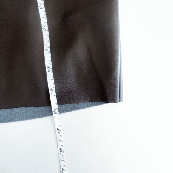 RD Style Womens Midi Dress Davina Criss Cross Sleeveless VL Brown Vegan Large - Picture 7 of 7